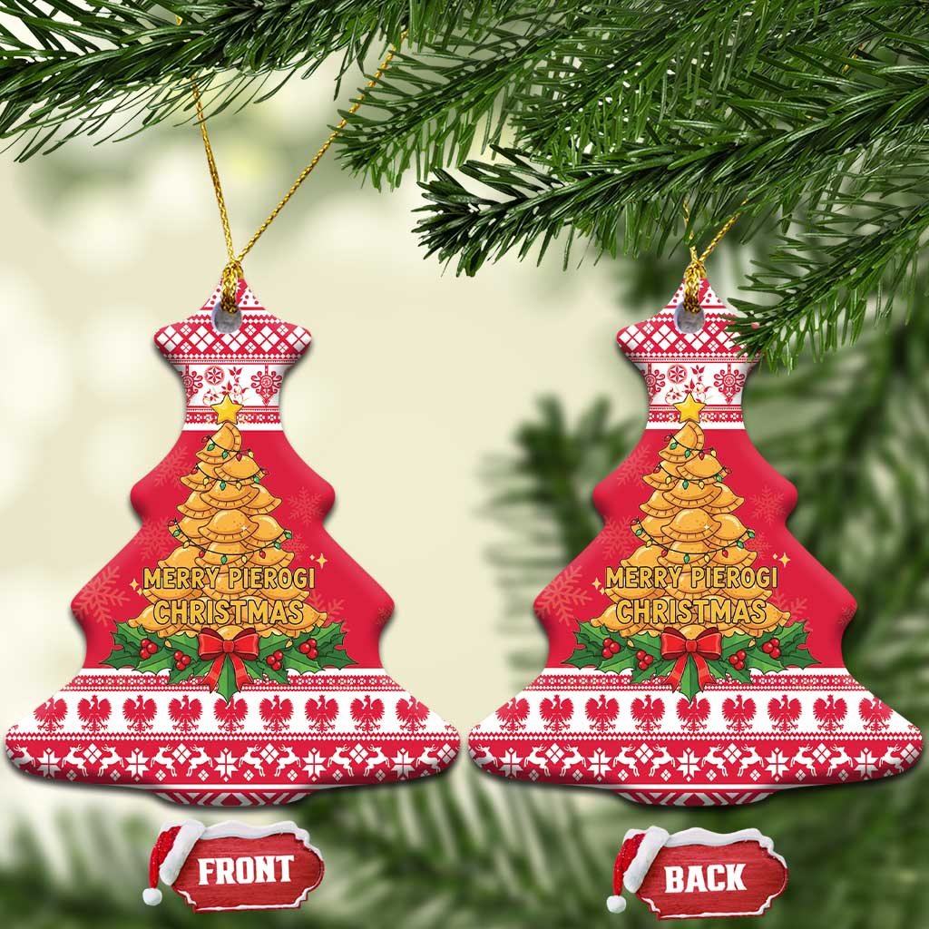 Poland Christmas Ceramic Ornament Oh Pierogi Tree LT18