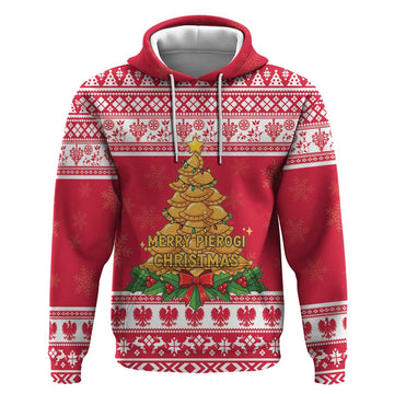 Poland Christmas Hoodie Oh Pierogi Tree LT18