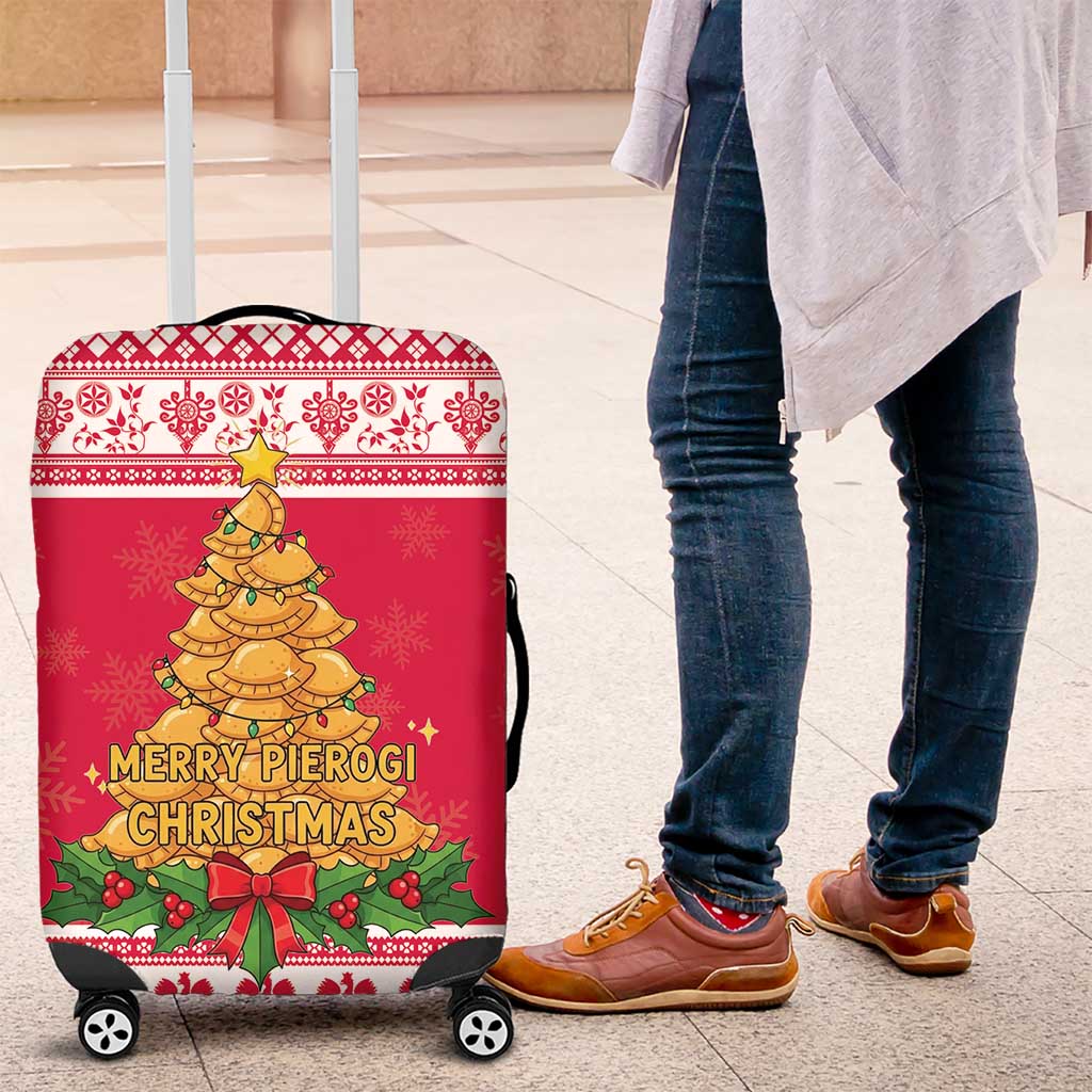 Poland Christmas Luggage Cover Oh Pierogi Tree LT18