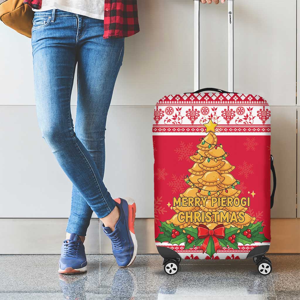 Poland Christmas Luggage Cover Oh Pierogi Tree LT18