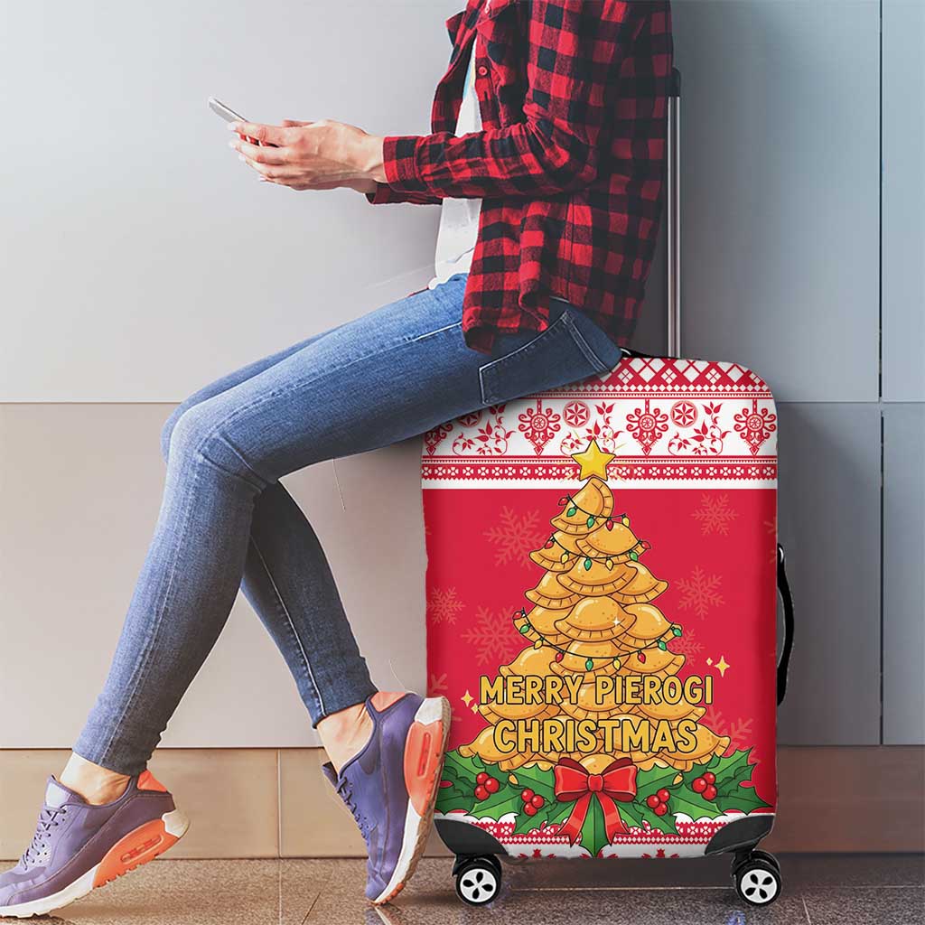 Poland Christmas Luggage Cover Oh Pierogi Tree LT18