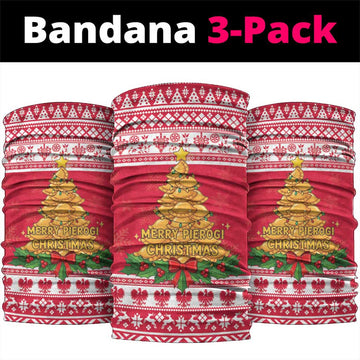 Poland Christmas Neck Gaiter Oh Pierogi Tree LT18