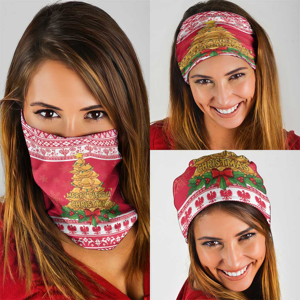 Poland Christmas Neck Gaiter Oh Pierogi Tree LT18