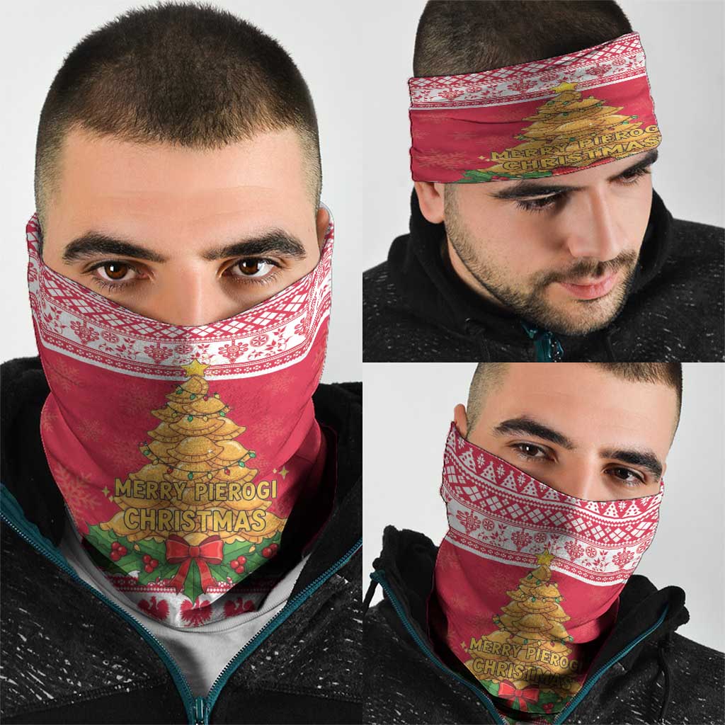 Poland Christmas Neck Gaiter Oh Pierogi Tree LT18