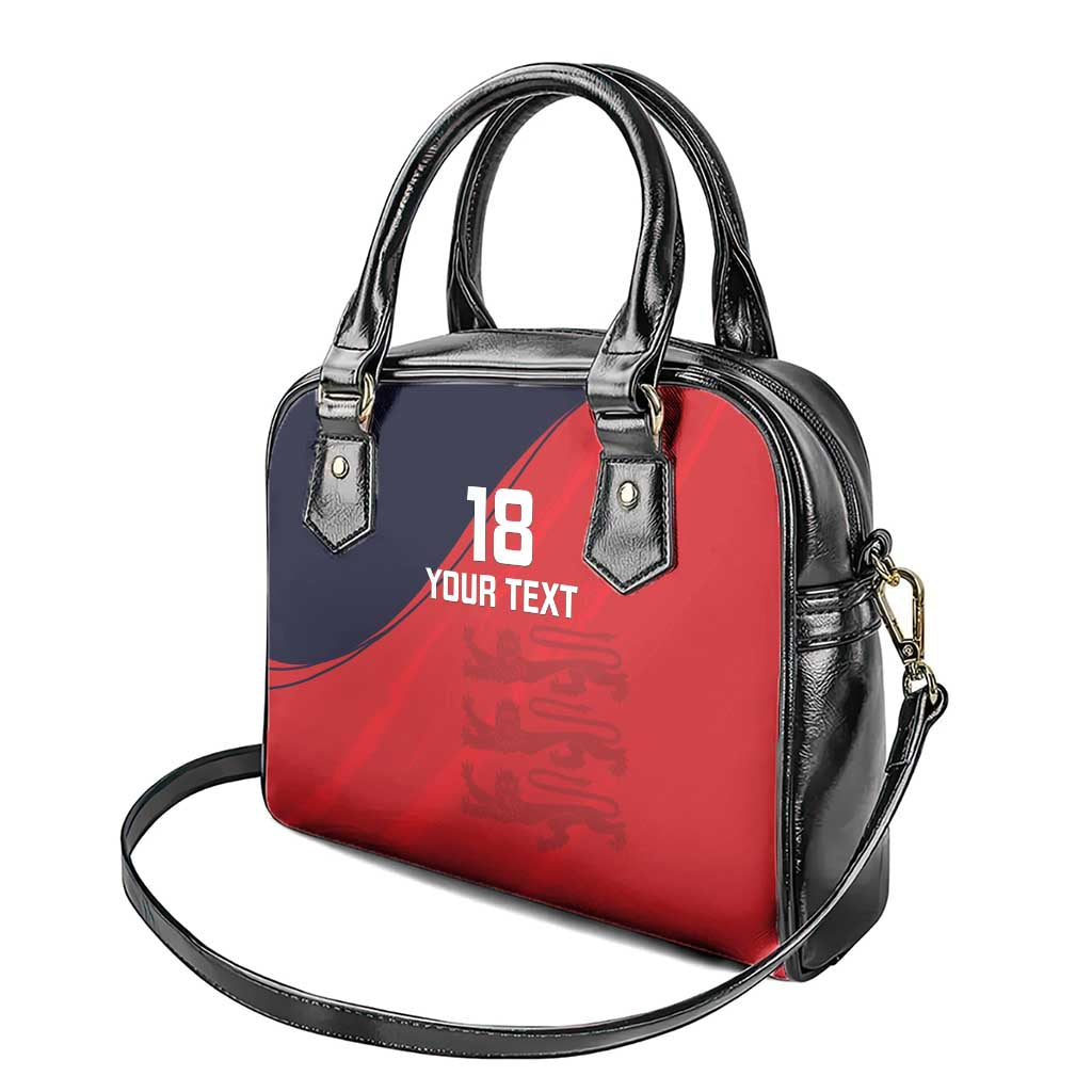 Custom Bailiwick of Jersey Cricket Shoulder Handbag Jer Lions Champion Red Version LT18
