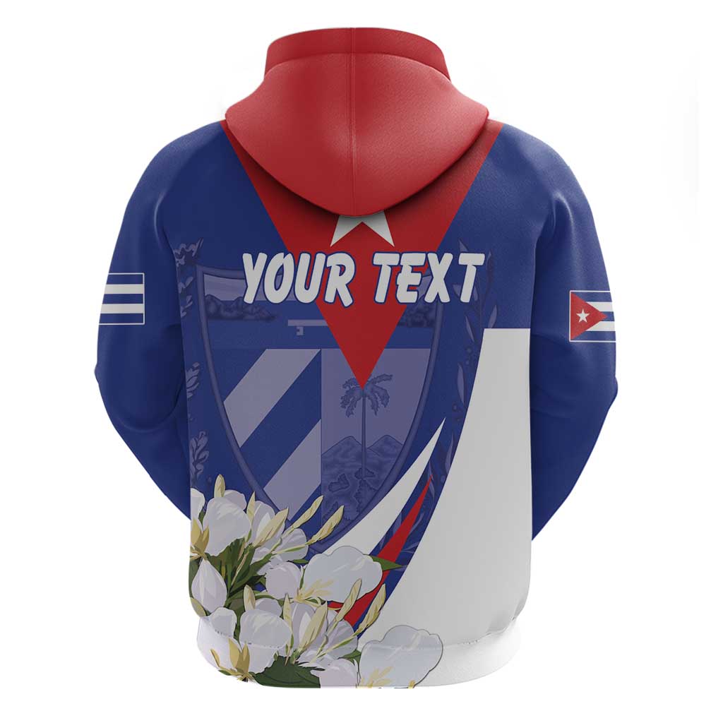 Personalized Cuba Hedychium Coronarium Hoodie With Coat Of Arms LT18