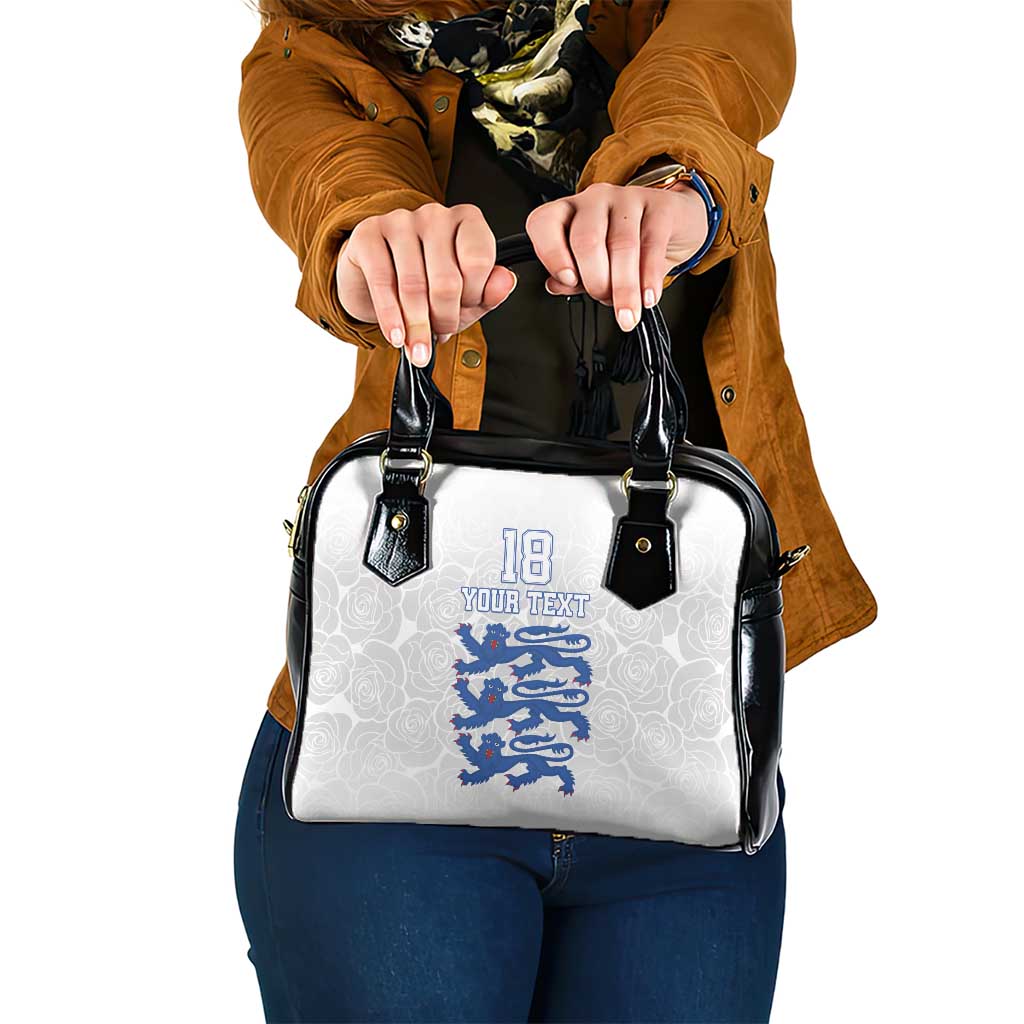 Custom England Fooball Shoulder Handbag The Three Lions Blue Version LT18