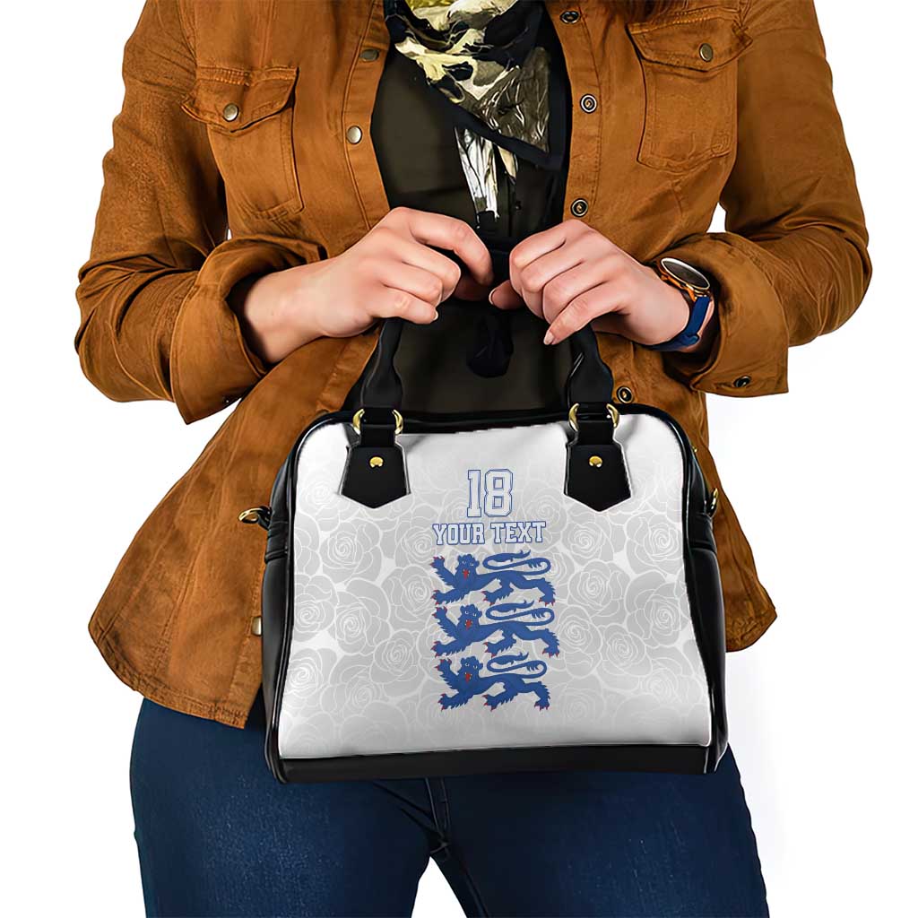 Custom England Fooball Shoulder Handbag The Three Lions Blue Version LT18