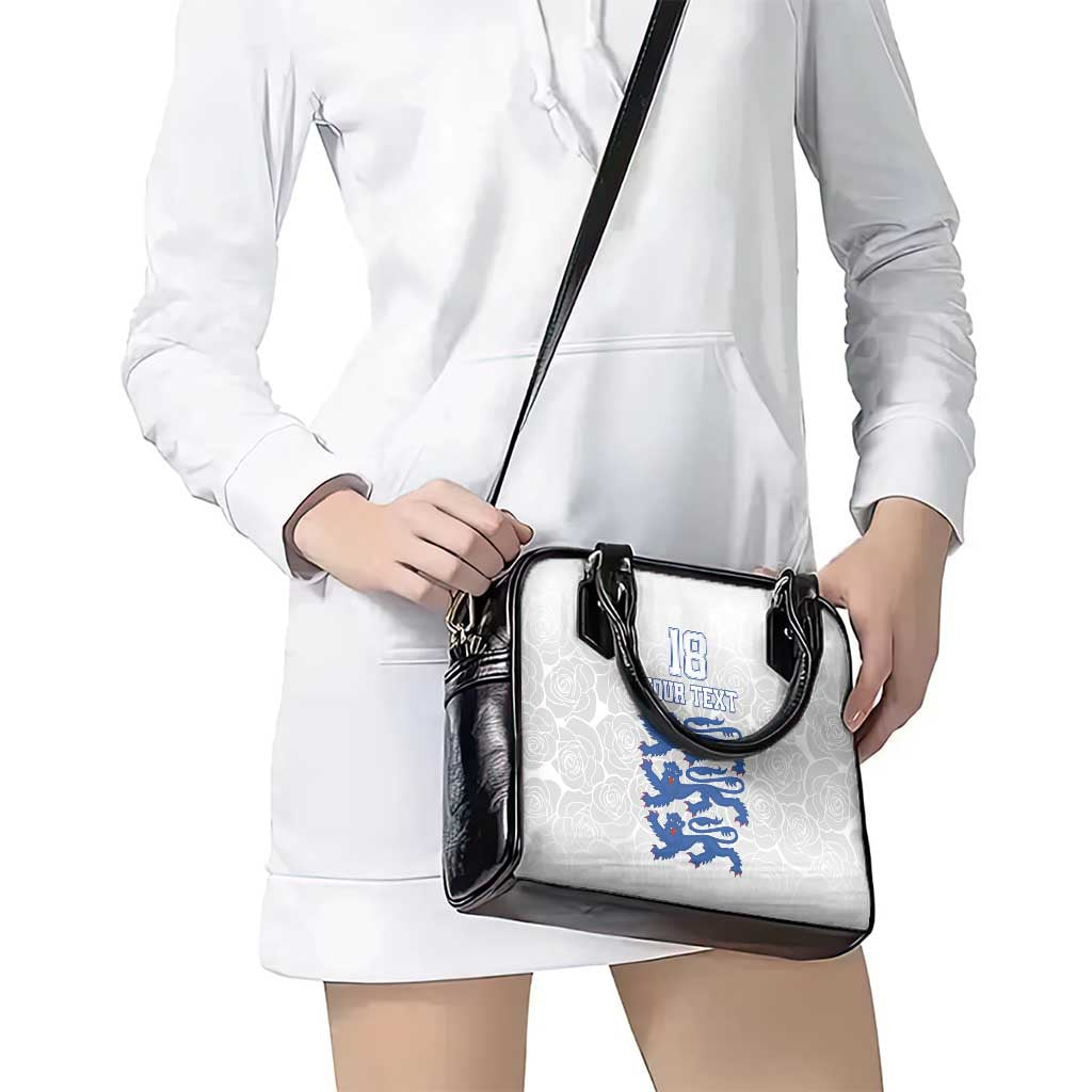 Custom England Fooball Shoulder Handbag The Three Lions Blue Version LT18