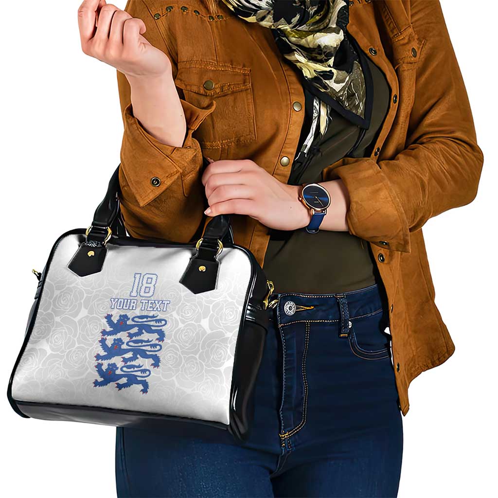 Custom England Fooball Shoulder Handbag The Three Lions Blue Version LT18