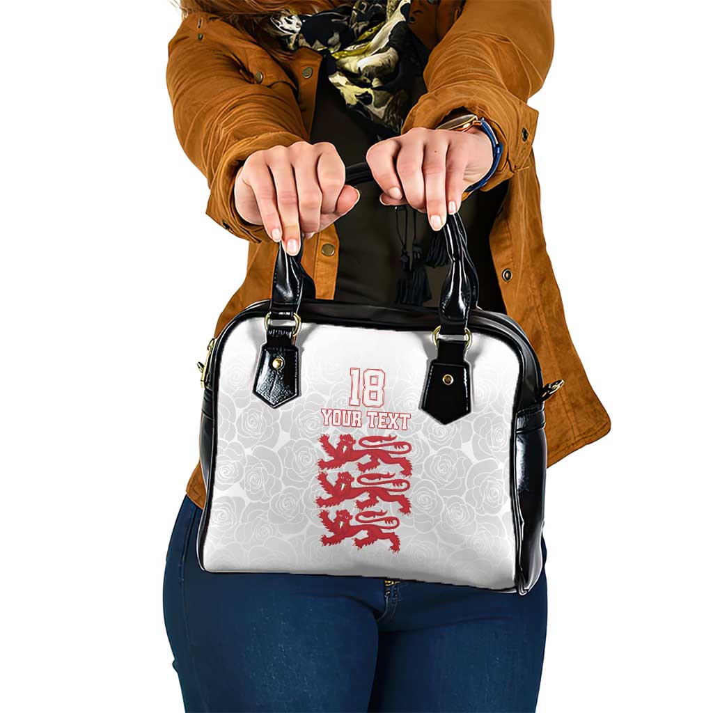 Custom England Fooball Shoulder Handbag The Three Lions Red Version LT18