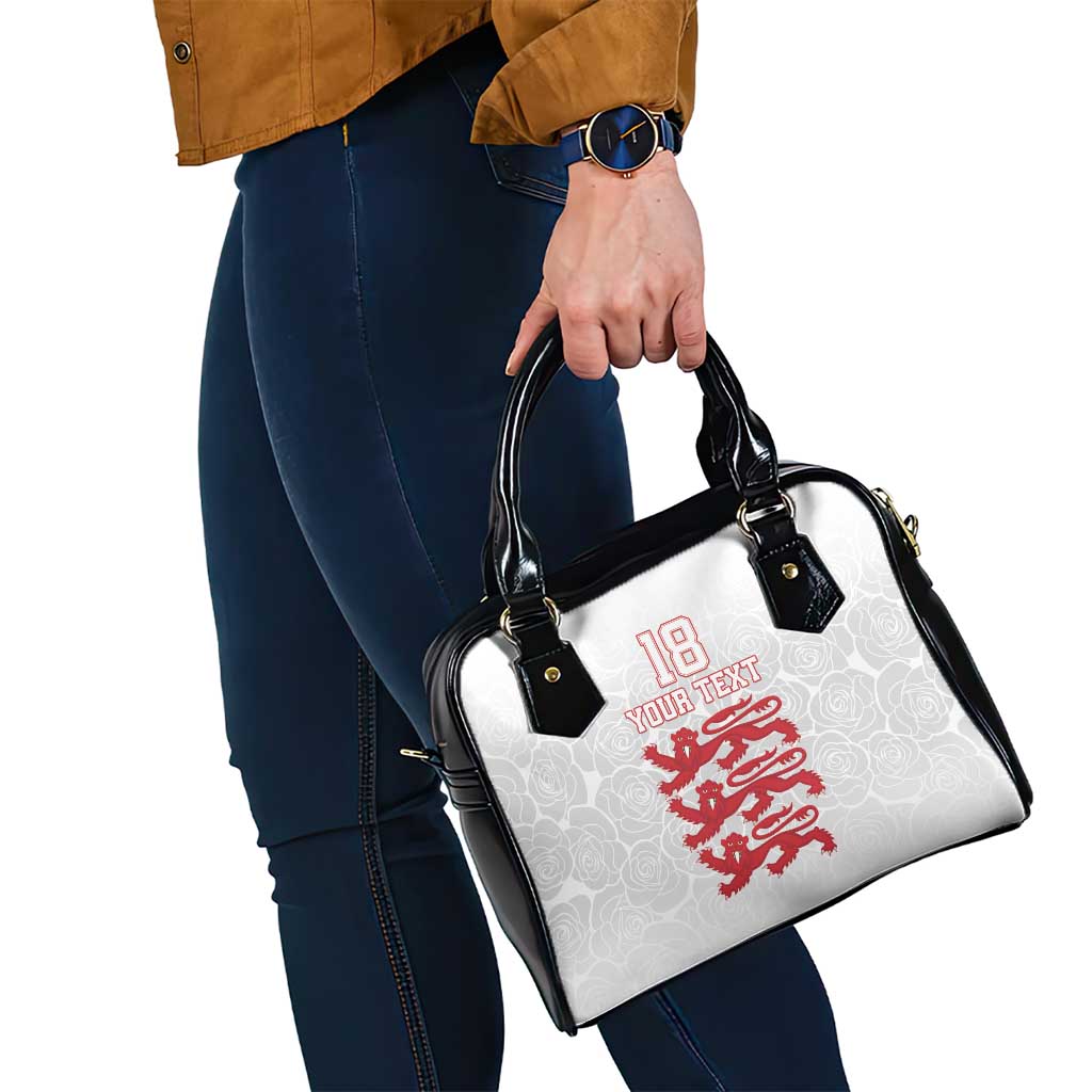 Custom England Fooball Shoulder Handbag The Three Lions Red Version LT18