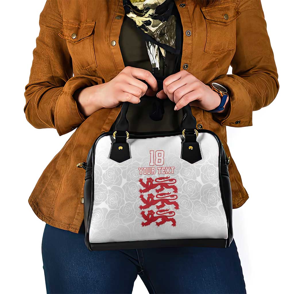 Custom England Fooball Shoulder Handbag The Three Lions Red Version LT18