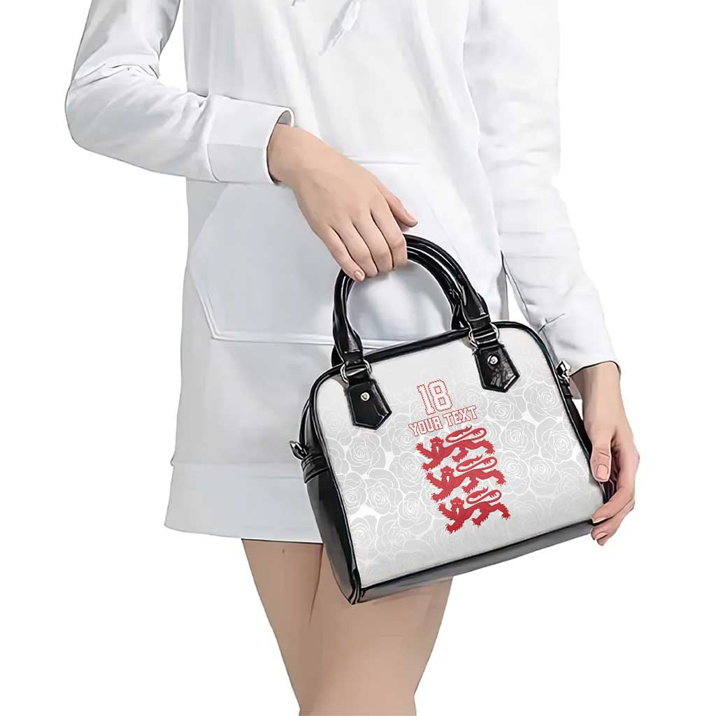 Custom England Fooball Shoulder Handbag The Three Lions Red Version LT18