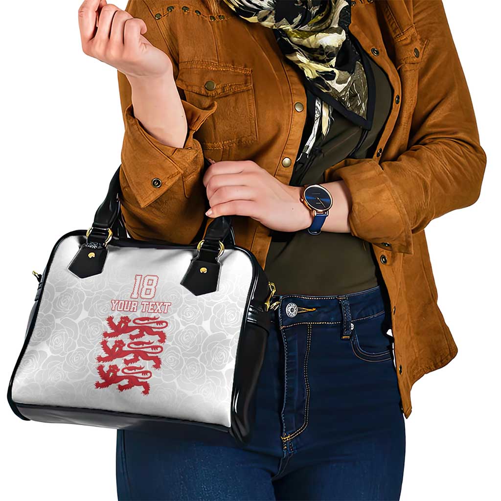 Custom England Fooball Shoulder Handbag The Three Lions Red Version LT18