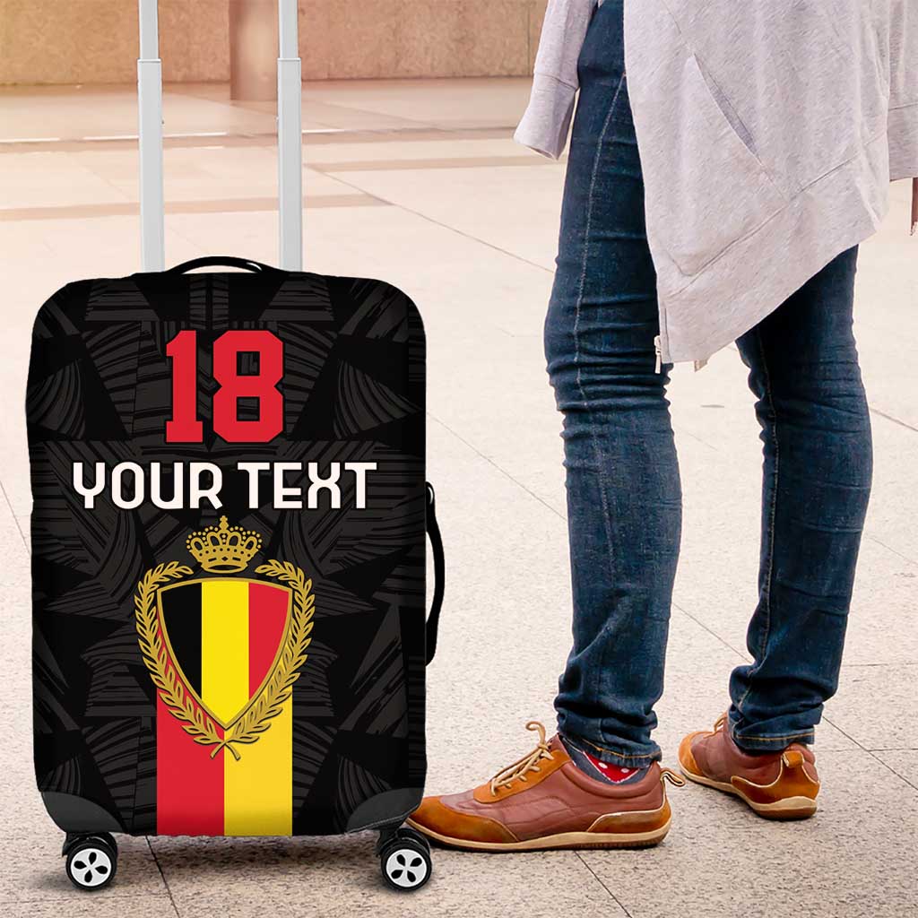 Custom Belgium Football Luggage Cover De Rode Duivels LT18