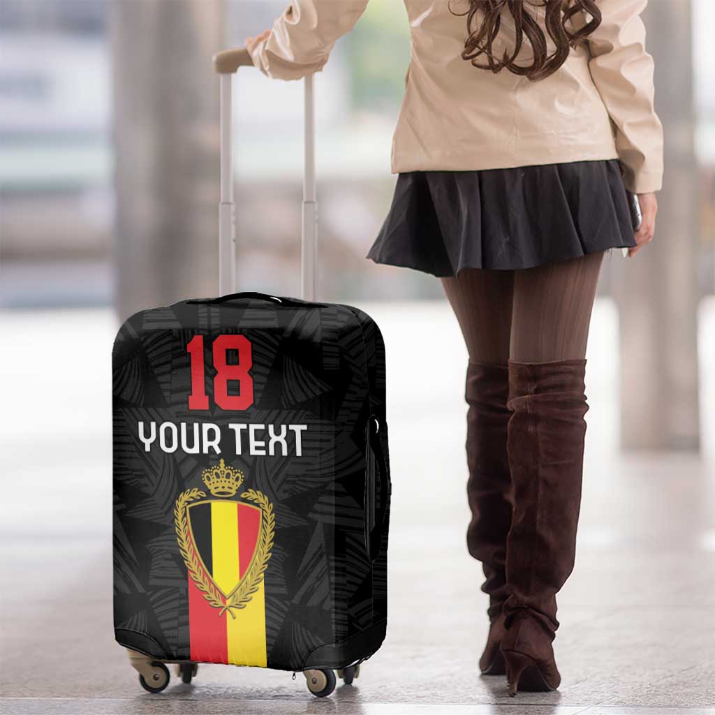 Custom Belgium Football Luggage Cover De Rode Duivels LT18