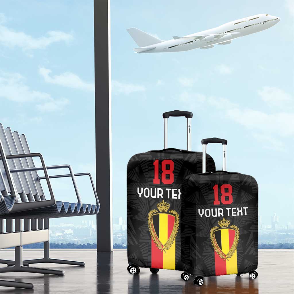 Custom Belgium Football Luggage Cover De Rode Duivels LT18