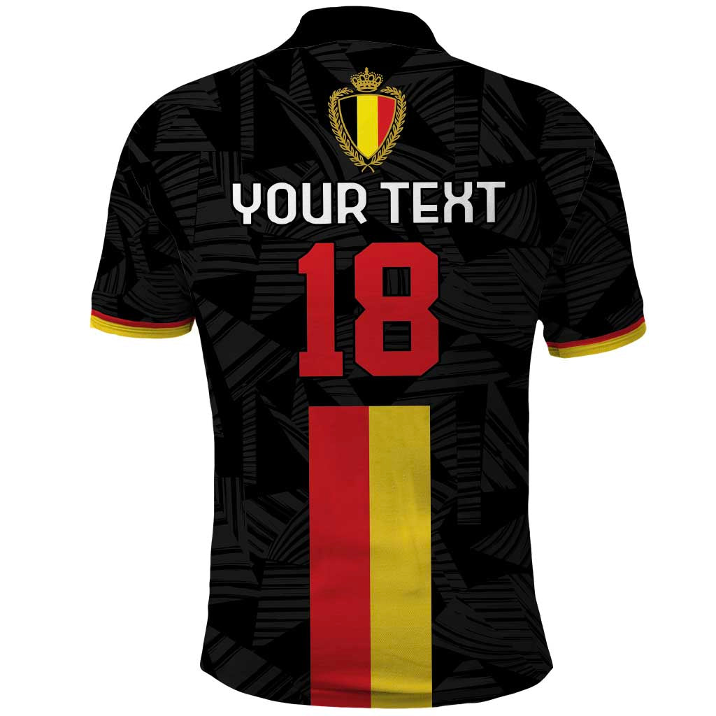 Custom Belgium Football Polo Shirt De Rode Duivels LT18