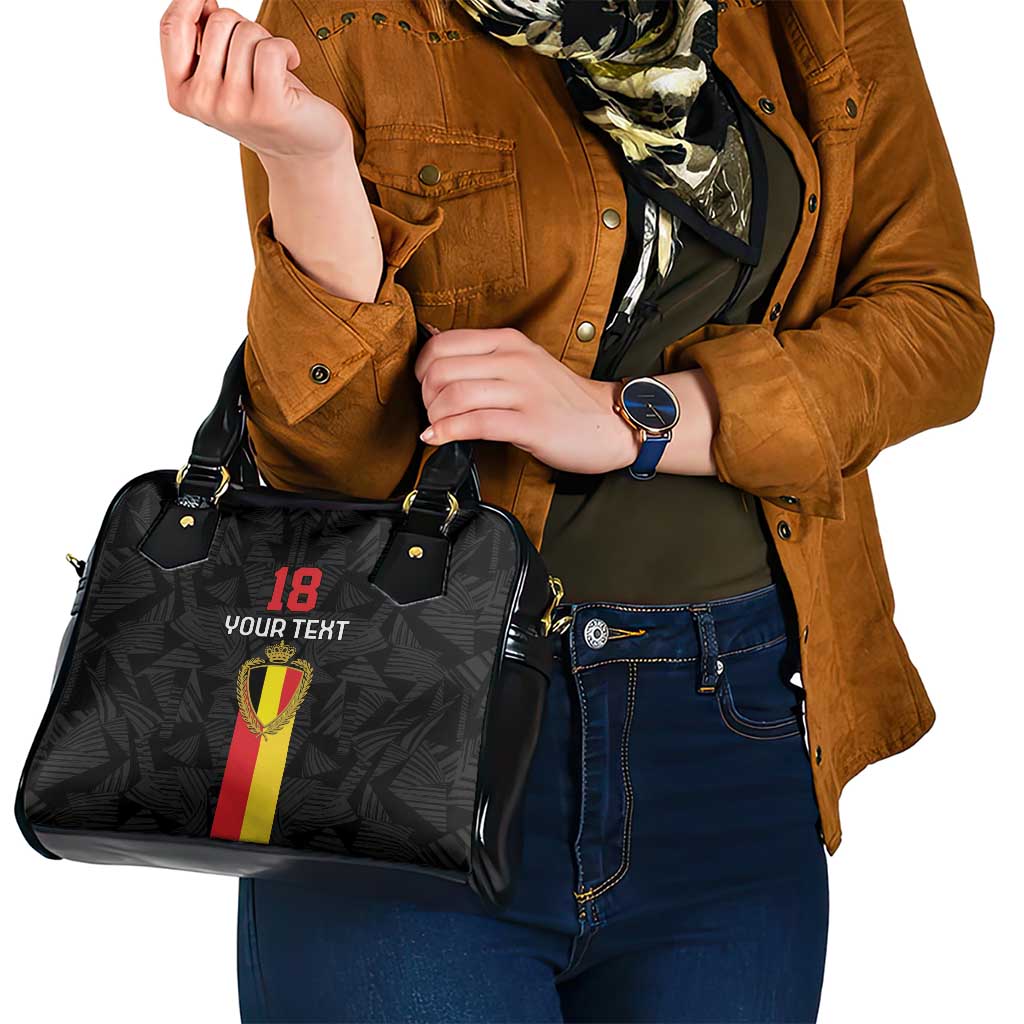 Custom Belgium Football Shoulder Handbag De Rode Duivels LT18