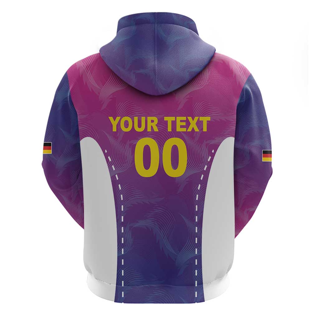 Custom Germany Football Hoodie Pink Version LT18