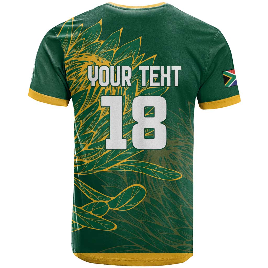 Rugby South Africa Champion Custom T shirt Springboks Mascot LT18