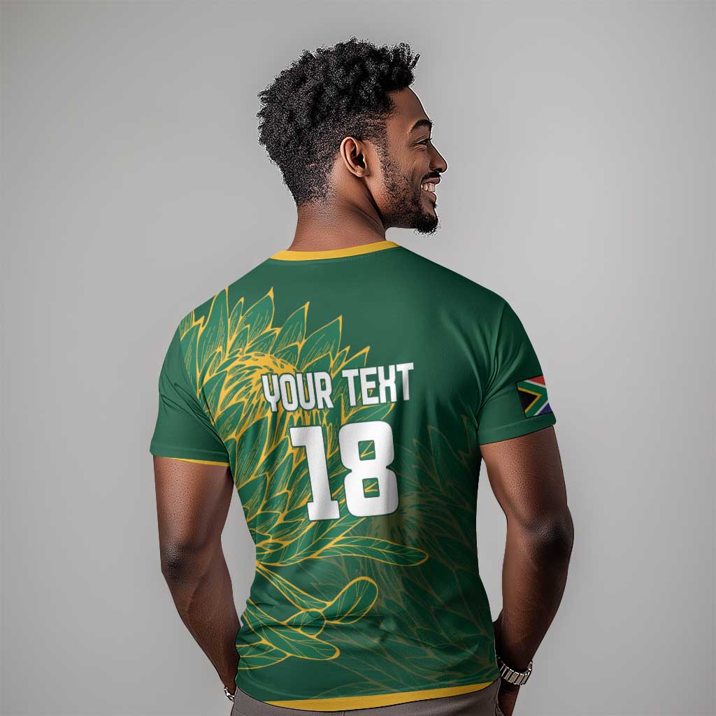 Rugby South Africa Champion Custom T shirt Springboks Mascot LT18