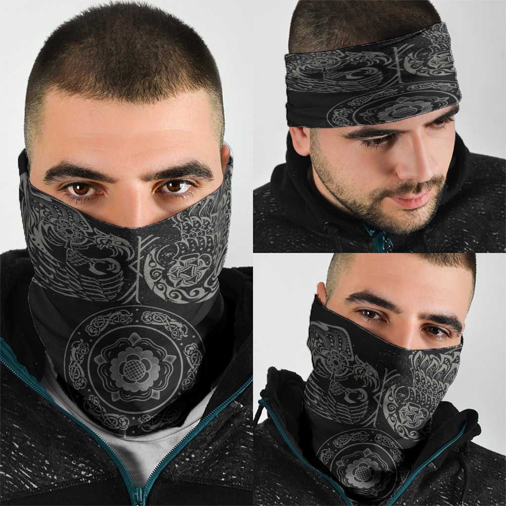 Viking Pride of Yorkshire Neck Gaiter Black Odins Ravens Nordic LT18