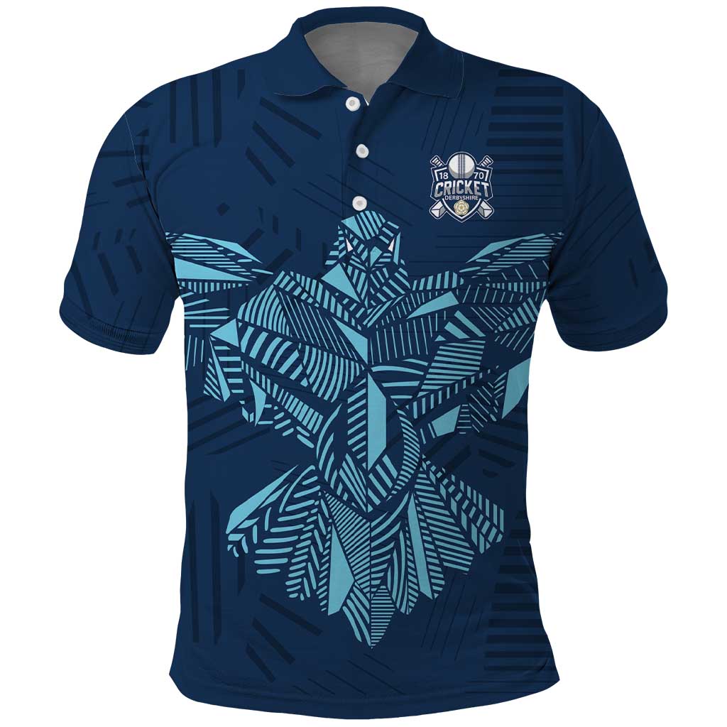 Custom Derbyshire Cricket Spirit Polo Shirt Derbyshire Falcons Sporty Style LT18