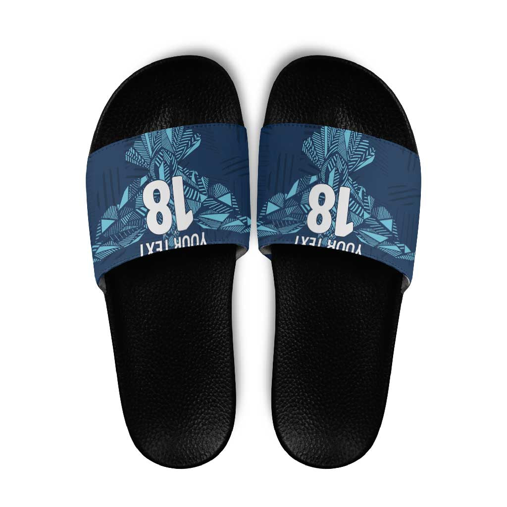 Custom Derbyshire Cricket Spirit Slide Sandals Derbyshire Falcons Sporty Style LT18