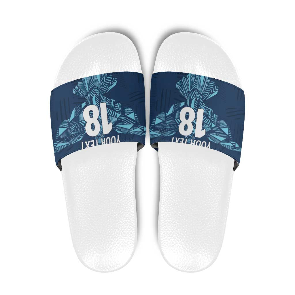 Custom Derbyshire Cricket Spirit Slide Sandals Derbyshire Falcons Sporty Style LT18