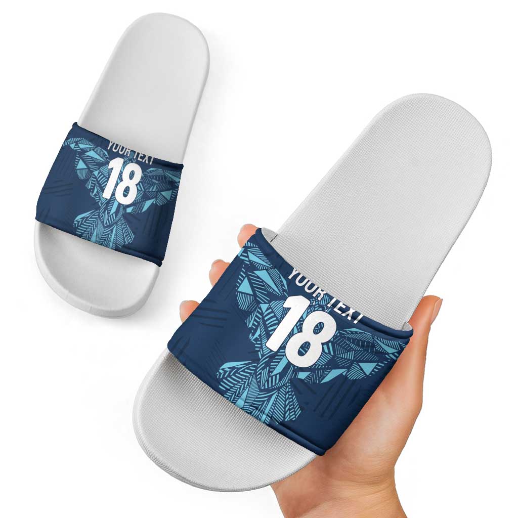 Custom Derbyshire Cricket Spirit Slide Sandals Derbyshire Falcons Sporty Style LT18