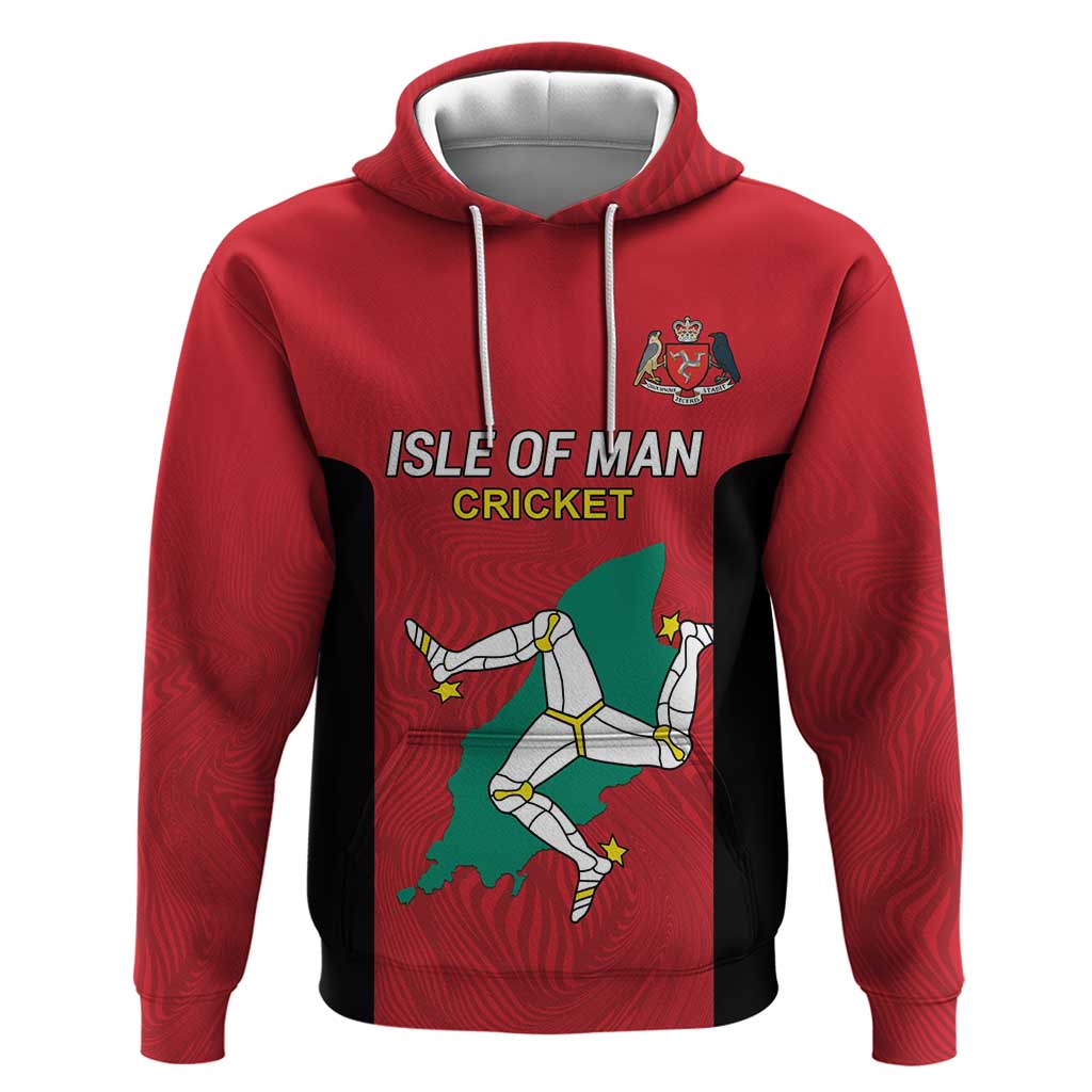 Custom Isle of Man Cricket Hoodie Quocunque Jeceris Stabit LT18