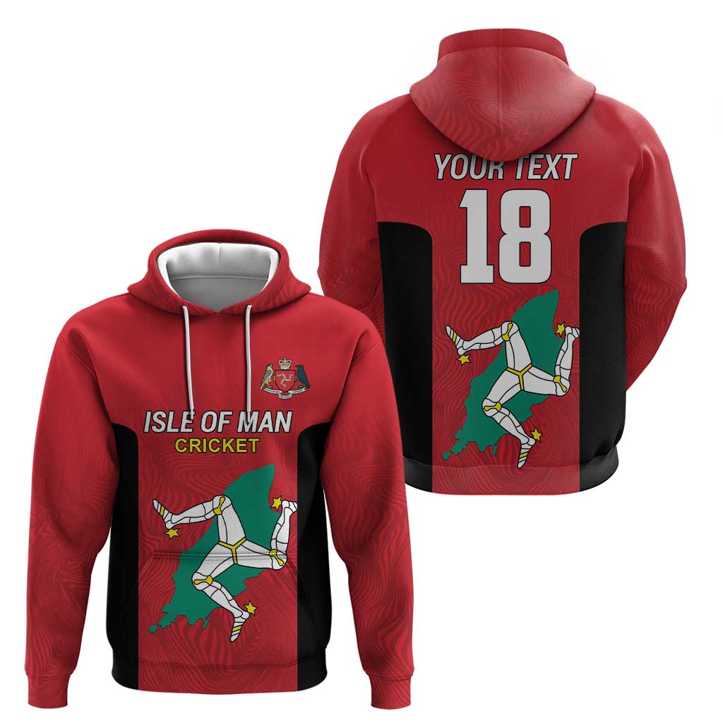 Custom Isle of Man Cricket Hoodie Quocunque Jeceris Stabit LT18