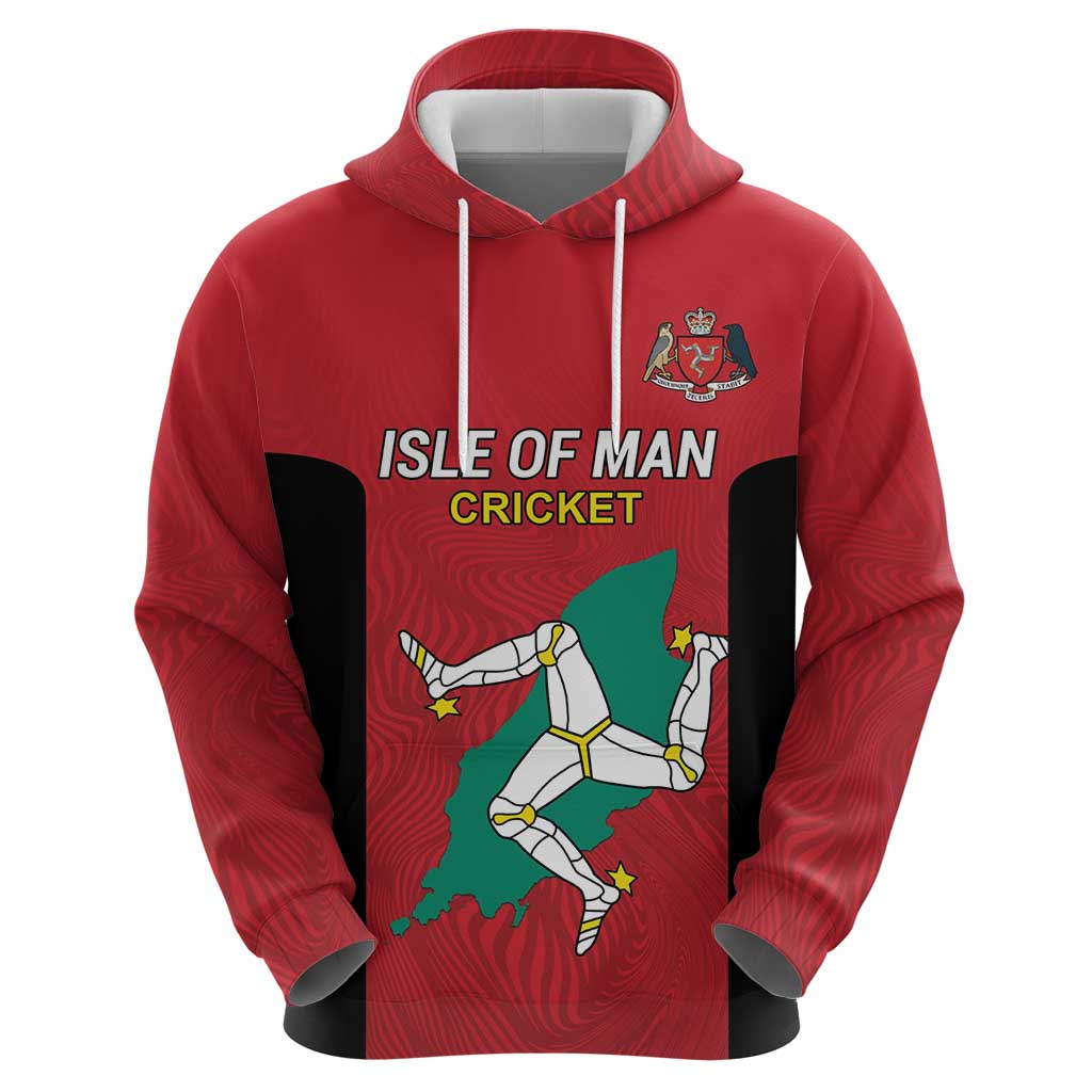 Custom Isle of Man Cricket Hoodie Quocunque Jeceris Stabit LT18