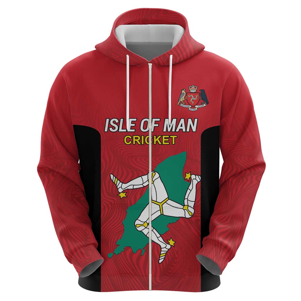 Custom Isle of Man Cricket Hoodie Quocunque Jeceris Stabit LT18