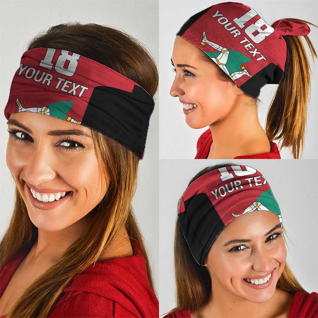 Custom Isle of Man Cricket Neck Gaiter Quocunque Jeceris Stabit LT18