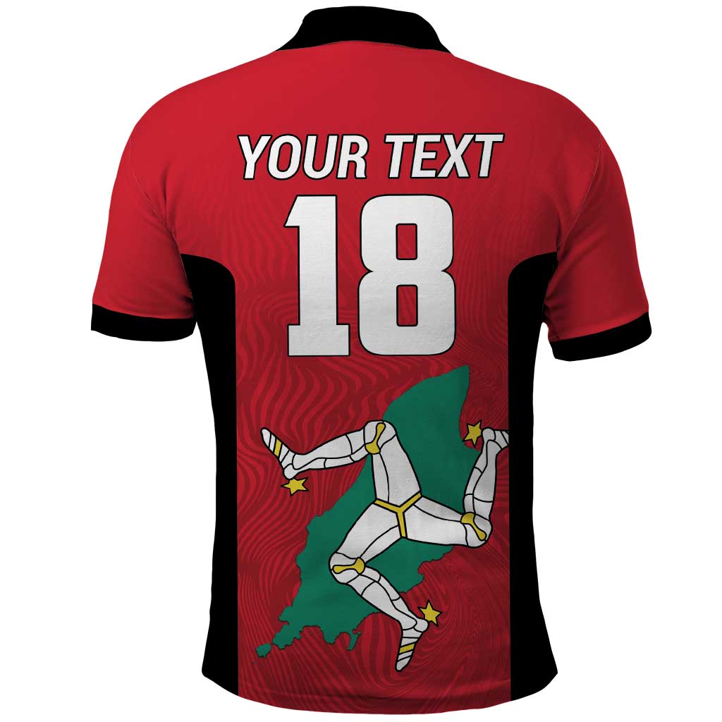 Custom Isle of Man Cricket Polo Shirt Quocunque Jeceris Stabit LT18