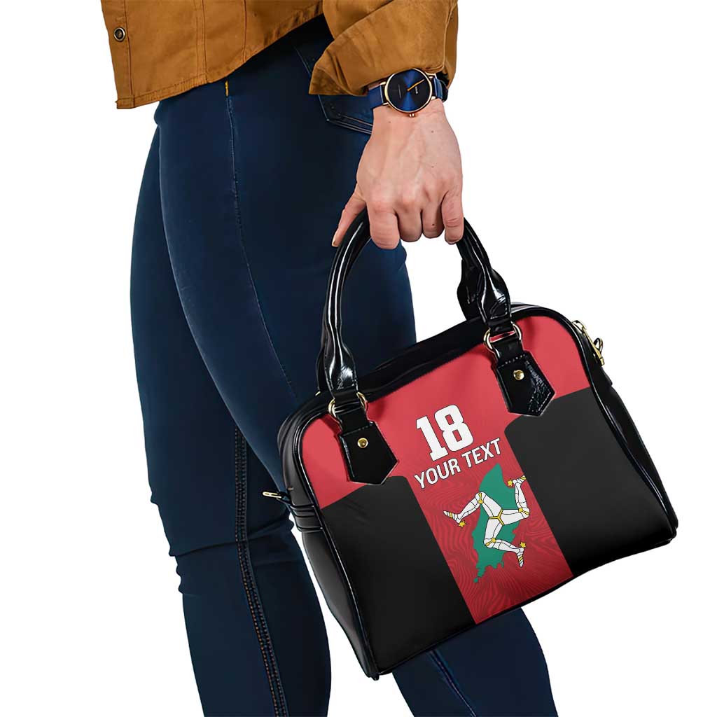 Custom Isle of Man Cricket Shoulder Handbag Quocunque Jeceris Stabit LT18