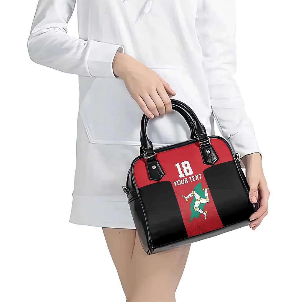 Custom Isle of Man Cricket Shoulder Handbag Quocunque Jeceris Stabit LT18