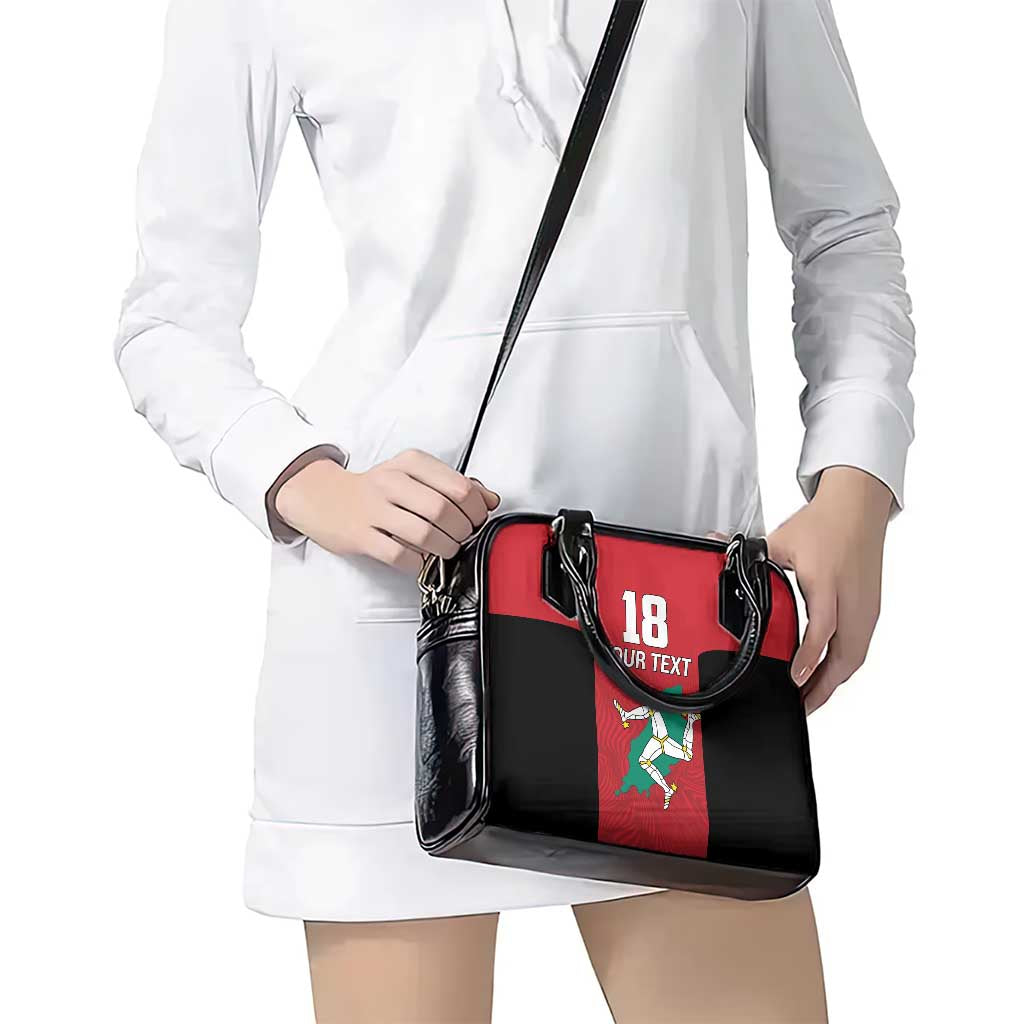 Custom Isle of Man Cricket Shoulder Handbag Quocunque Jeceris Stabit LT18