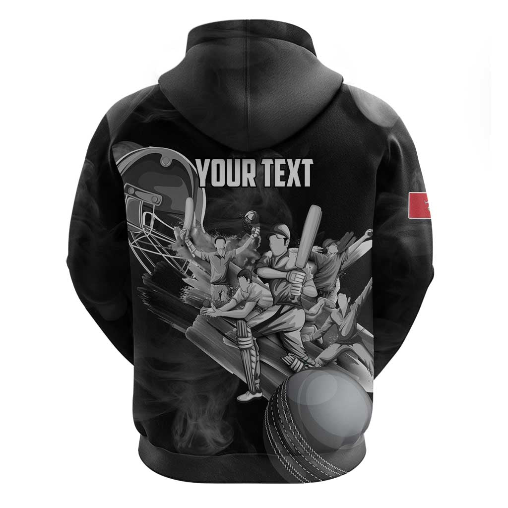 Personalized Isle of Man Cricket Hoodie Go Champion LT18