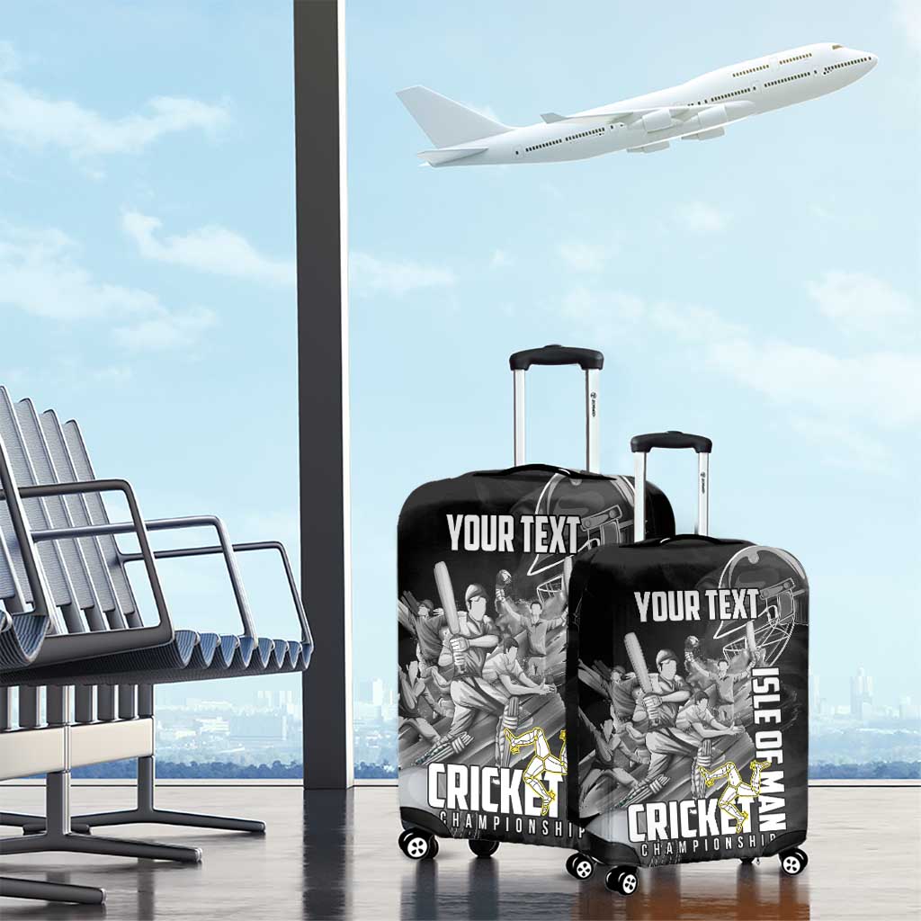 Personalized Isle of Man Cricket Luggage Cover Go Champion LT18