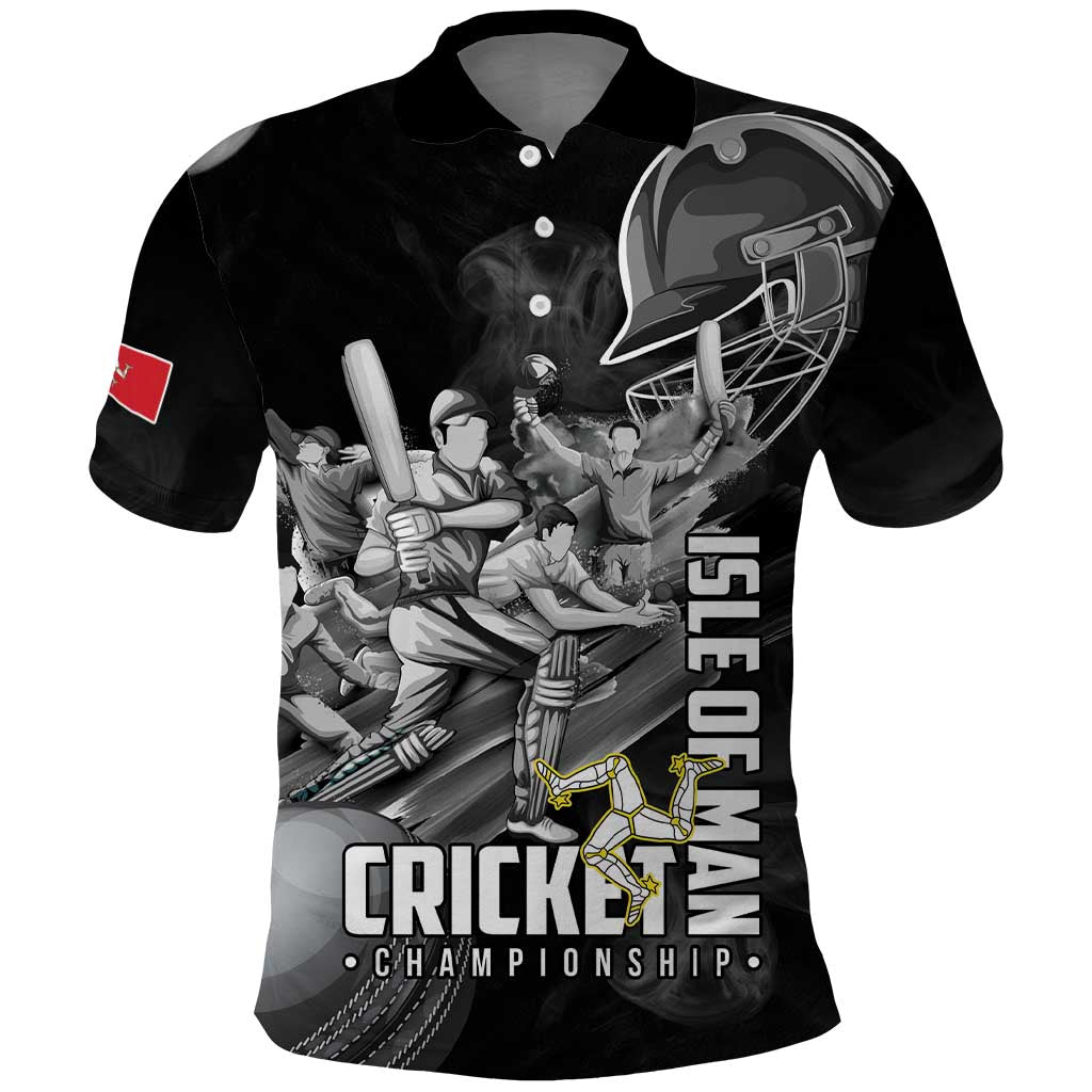 Personalized Isle of Man Cricket Polo Shirt Go Champion LT18
