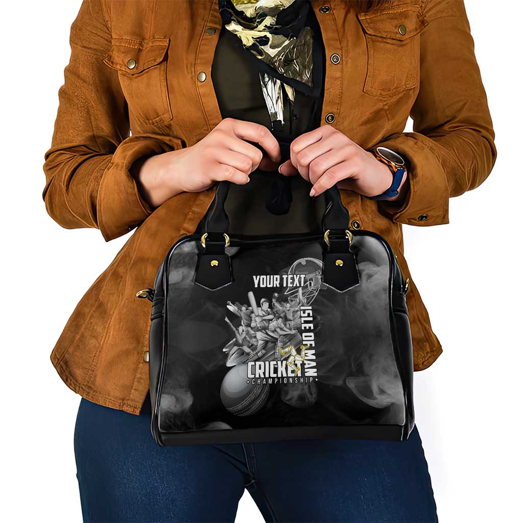 Personalized Isle of Man Cricket Shoulder Handbag Go Champion LT18