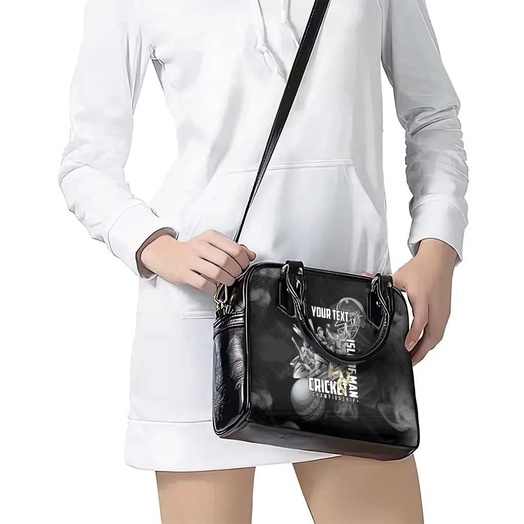 Personalized Isle of Man Cricket Shoulder Handbag Go Champion LT18