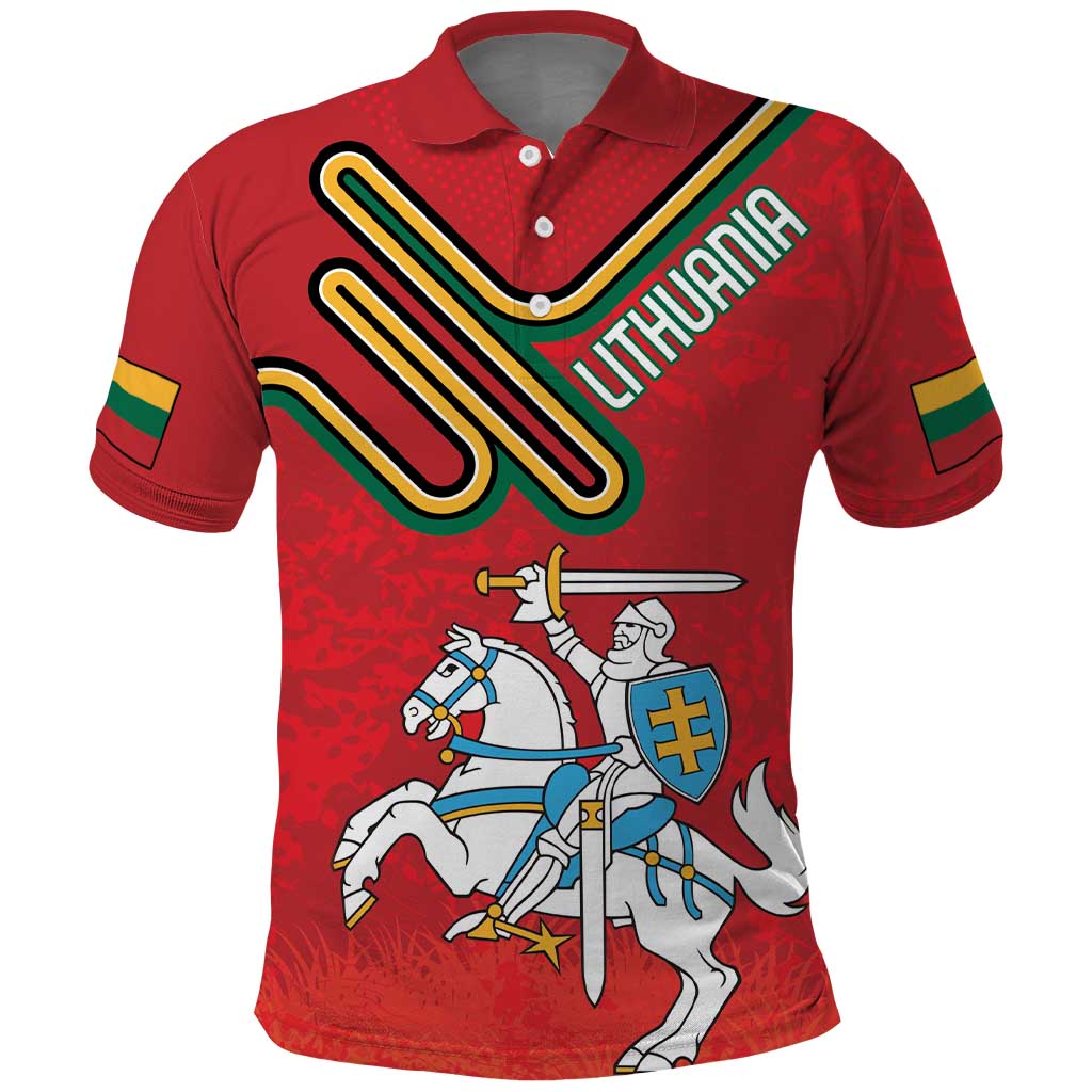 Personalized Lithuania Coat Of Arms Polo Shirt Special Version LT18