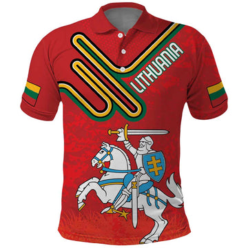 Personalized Lithuania Coat Of Arms Polo Shirt Special Version LT18