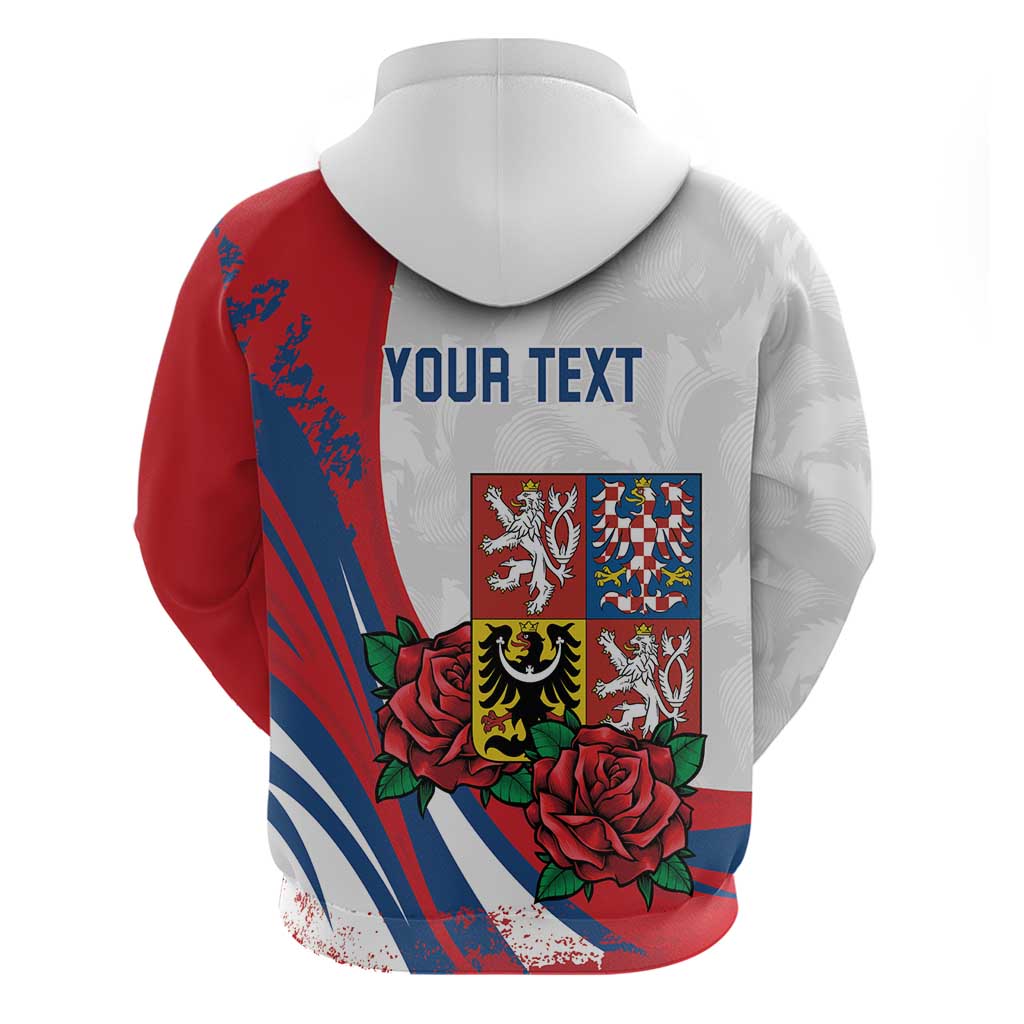 Personalized Czech Republic Hoodie Pravda Vitezi With Rose LT18