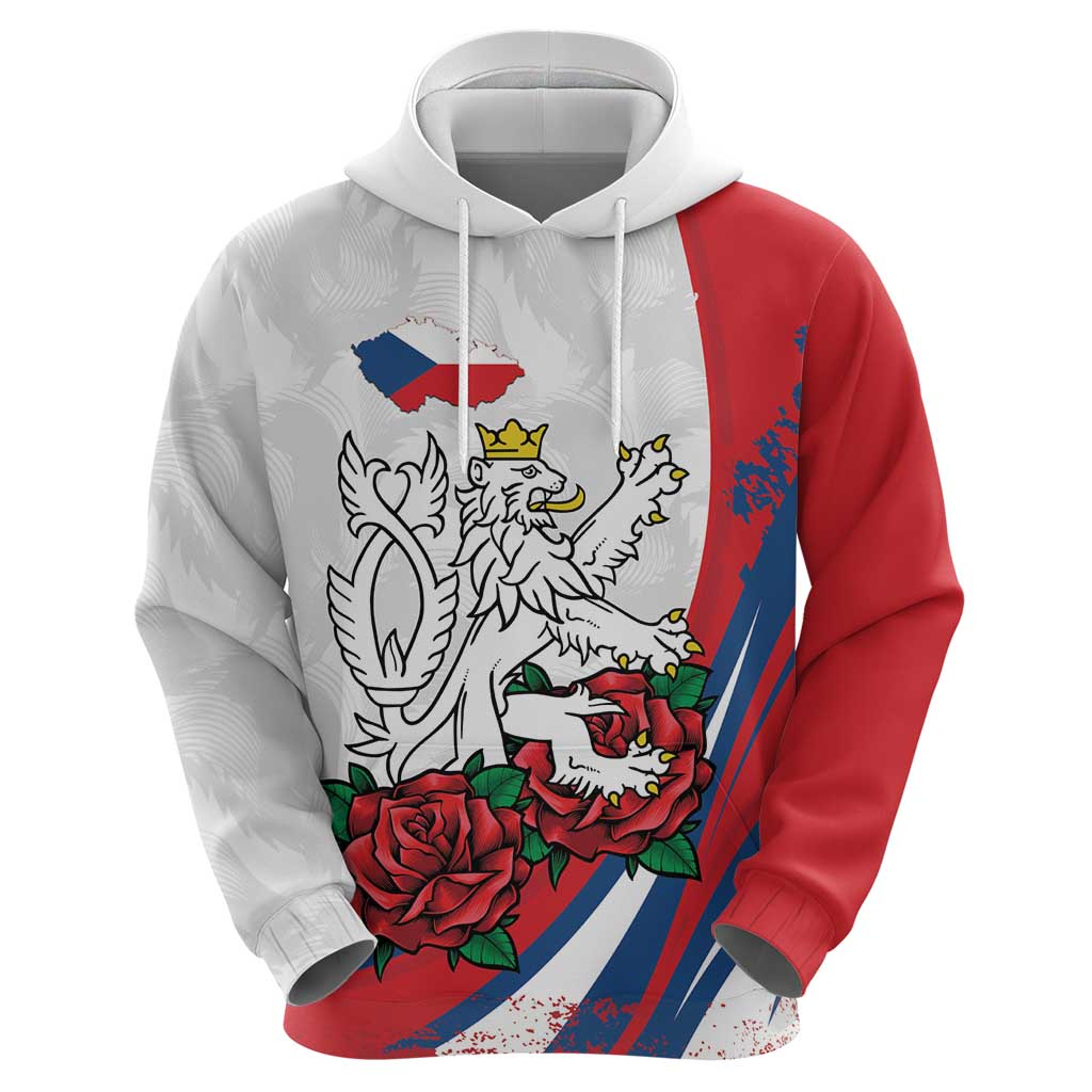Personalized Czech Republic Hoodie Pravda Vitezi With Rose LT18